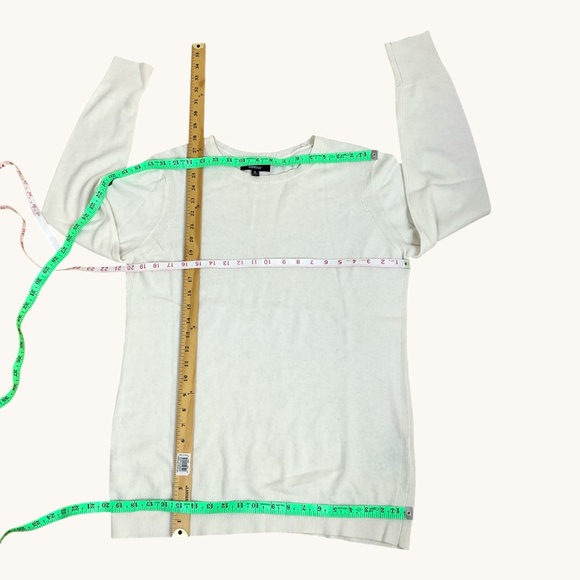 Men’s Banana Republic Sweater Merino Wool Cashmere Ivory (XL) - Picture 4 of 6